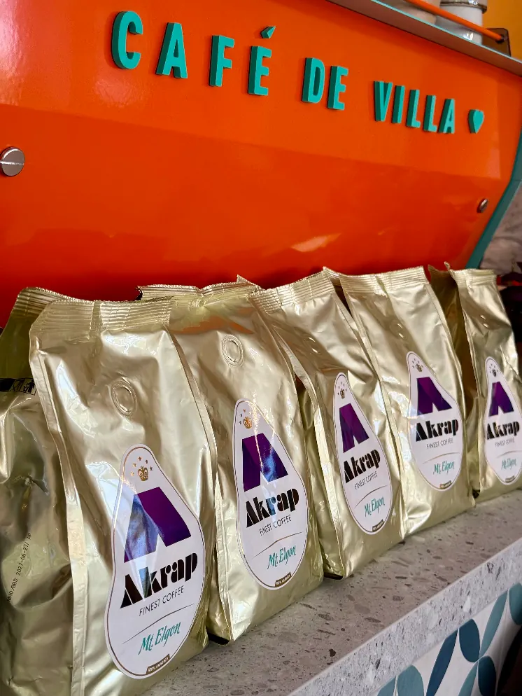 Mt. Elgon Kaffeebohnen 500g-Tüte im Café de Villa Wedel